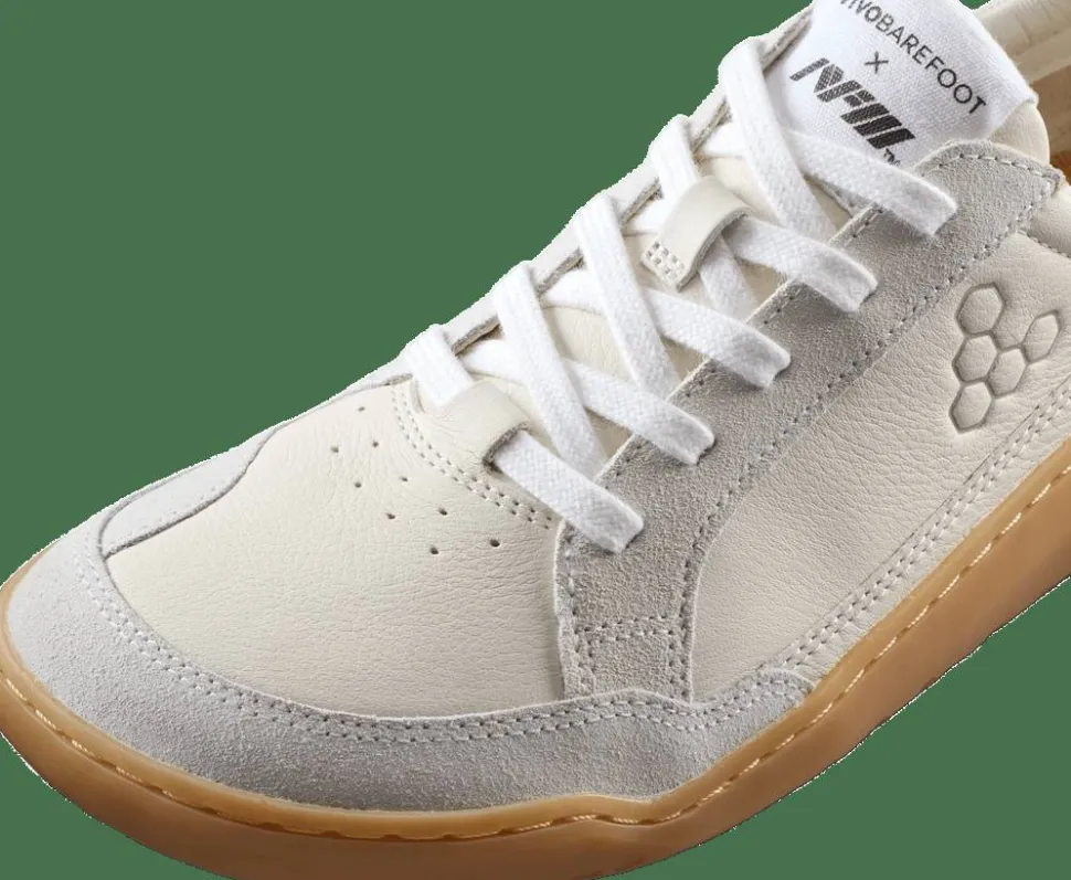 Vivobarefoot Men's Gobi II Sneaker Premium Leather Limestone Dusty Green