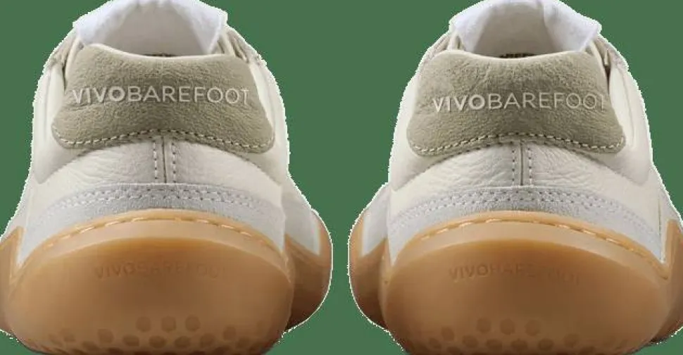 Vivobarefoot Men's Gobi II Sneaker Premium Leather Limestone Dusty Green