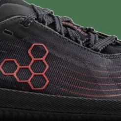 Vivobarefoot Men's Primus Flow Obsidian/Cherry Tomato