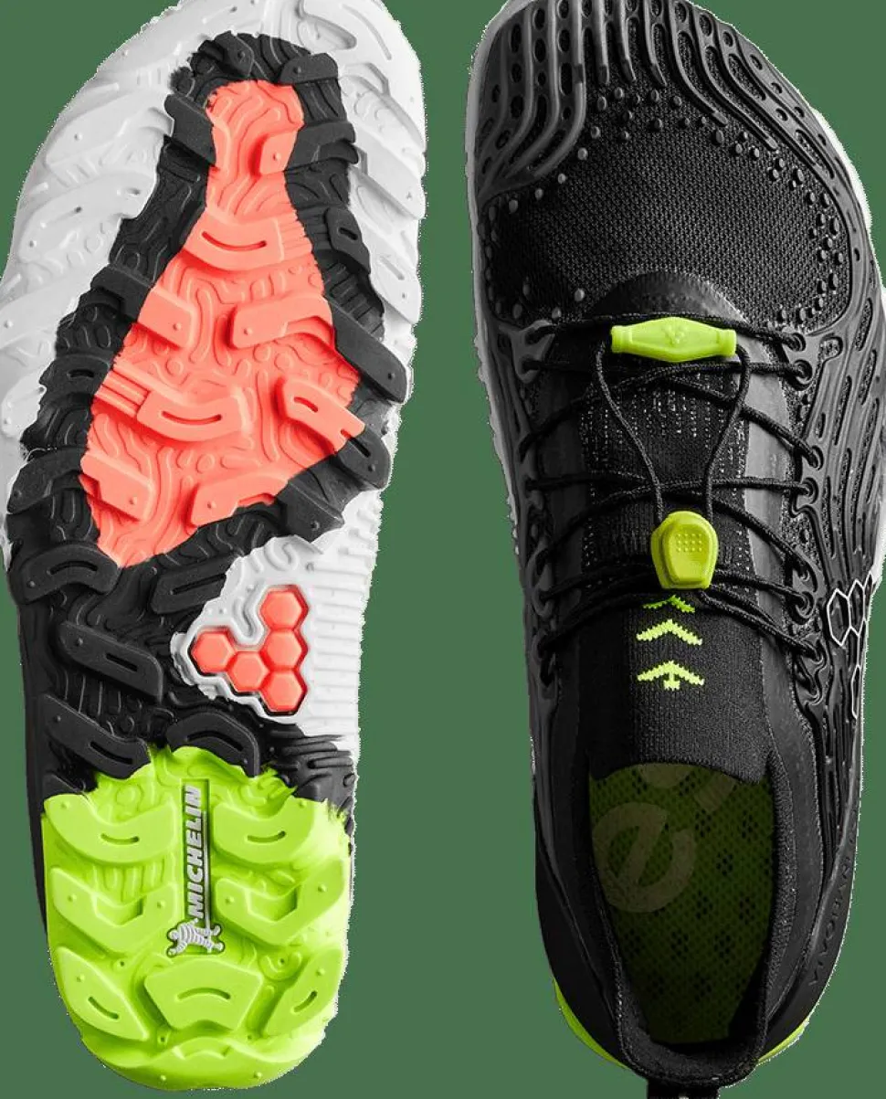 Vivobarefoot Women's Hydra ESC Obsidian/Safety Yellow
