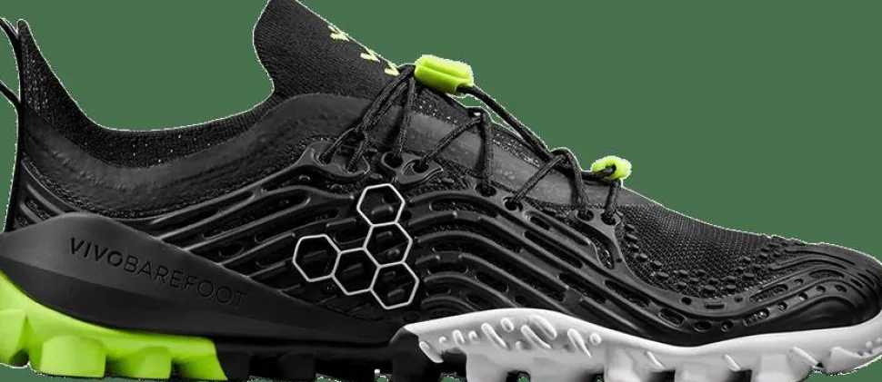 Vivobarefoot Women's Hydra ESC Obsidian/Safety Yellow