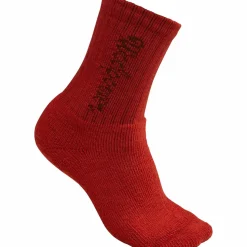 Woolpower Kids' Socks Logo 400 Autumn Red