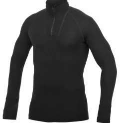 Woolpower Men's Zip Turtleneck Lite Black