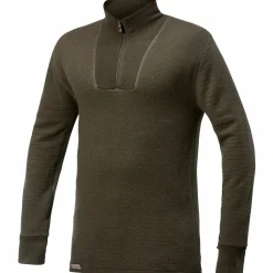 Woolpower Zip Turtleneck 200 Pine Green