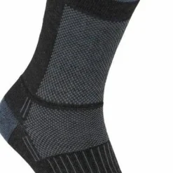 Wrightsock Coolmesh II Crew Black/grey W/ Stripes