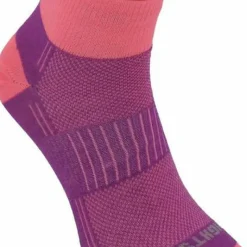 Wrightsock Coolmesh II Quater Anti Blister System Plum/pink