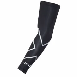2XU Compression Arm Guard (Single) Black/Silver