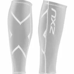 2XU Compression Calf Guard White/White