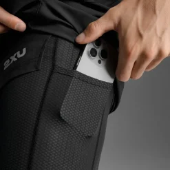 2XU Men's Aero Mesh 2-In-1 5 Inch Shorts Black/silver Reflective