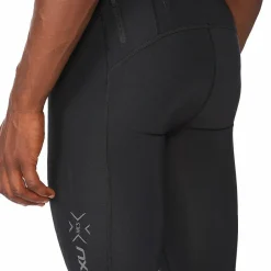 2XU Men's MCS Run Compression Shorts Black/Black Reflective
