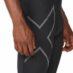2XU Men's MCS Run Compression Shorts Black/Black Reflective