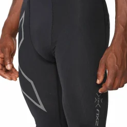 2XU Men's MCS Run Compression Shorts Black/Black Reflective
