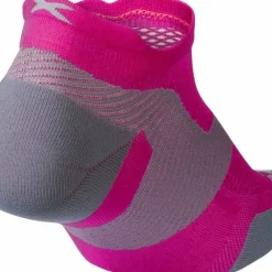 2XU Vectr Light Cushion No Show Sock Magenta/Light Grey