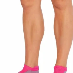 2XU Vectr Light Cushion No Show Sock Magenta/Light Grey