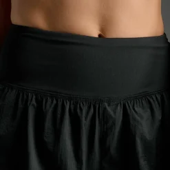 2XU Women's Aero Hi-Rise 2-In-1 3 Inch Shorts Black/silver Reflective