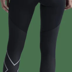 2XU Women's Aero Mesh Hi-Rise Compression Tights Black/silver Reflective