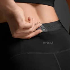 2XU Women's Form Stash Hi-Rise Compression Tights Black/black1