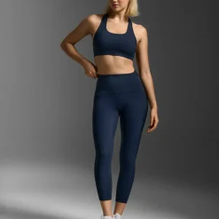 2XU Women's Form Stash Hi-Rise Compression 7/8 Midnight/midnight