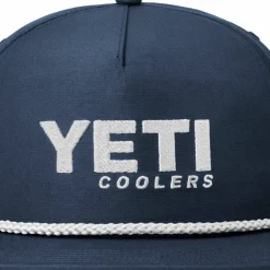 Yeti Flat Brim Rope Hat Navy