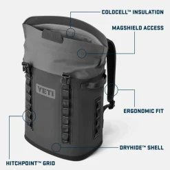 Yeti Hopper M20 Backpack Soft Cooler Fog Grey/Blue