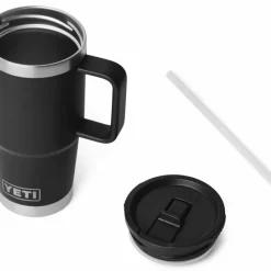 Yeti Rambler 591 ml Travel Straw Mug Black
